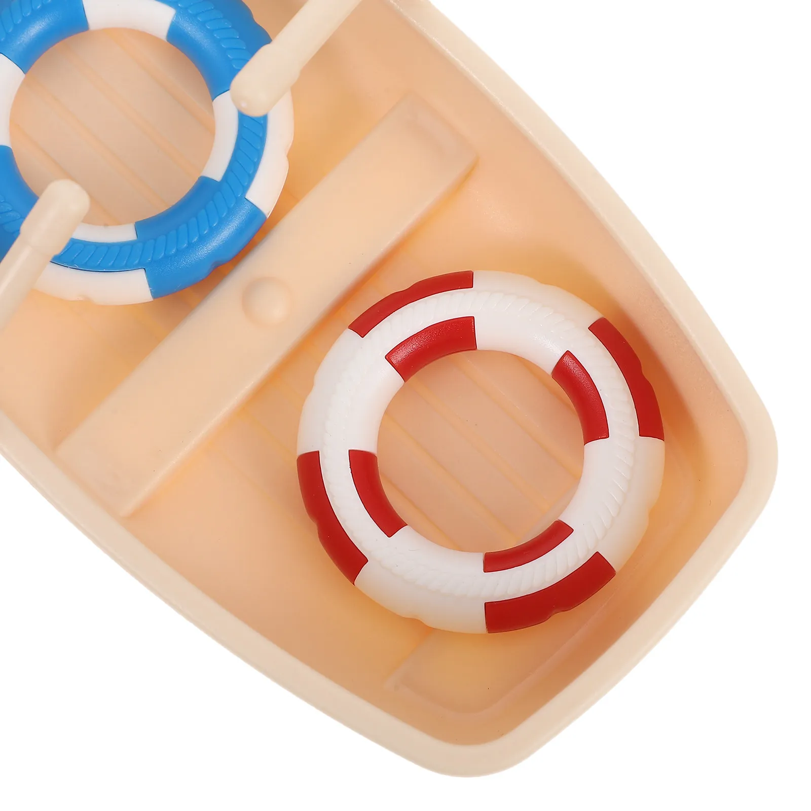 1Set Mini Nautical Sailing Boat Small Plastic Floating Prop Fish Tank Decoration Micro Beach Style Desktop Ornament
