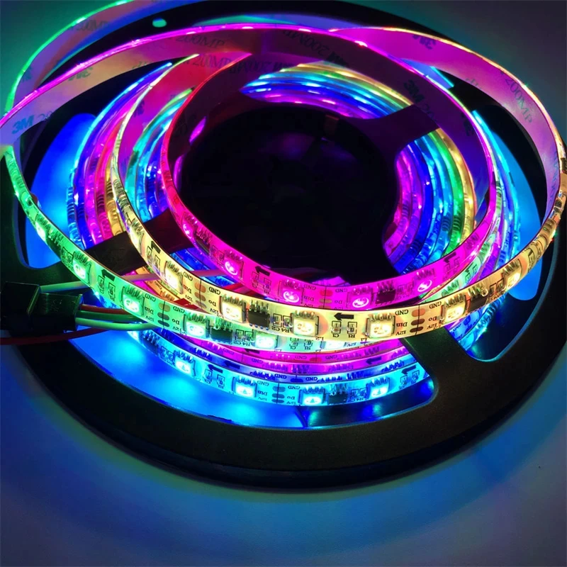 

5V LED Strip Waterproof RGB LED Lamp Tape With Controller Strip Light LED TV Backlight Flexible Ribbon Lamp Decor Lighting 5050