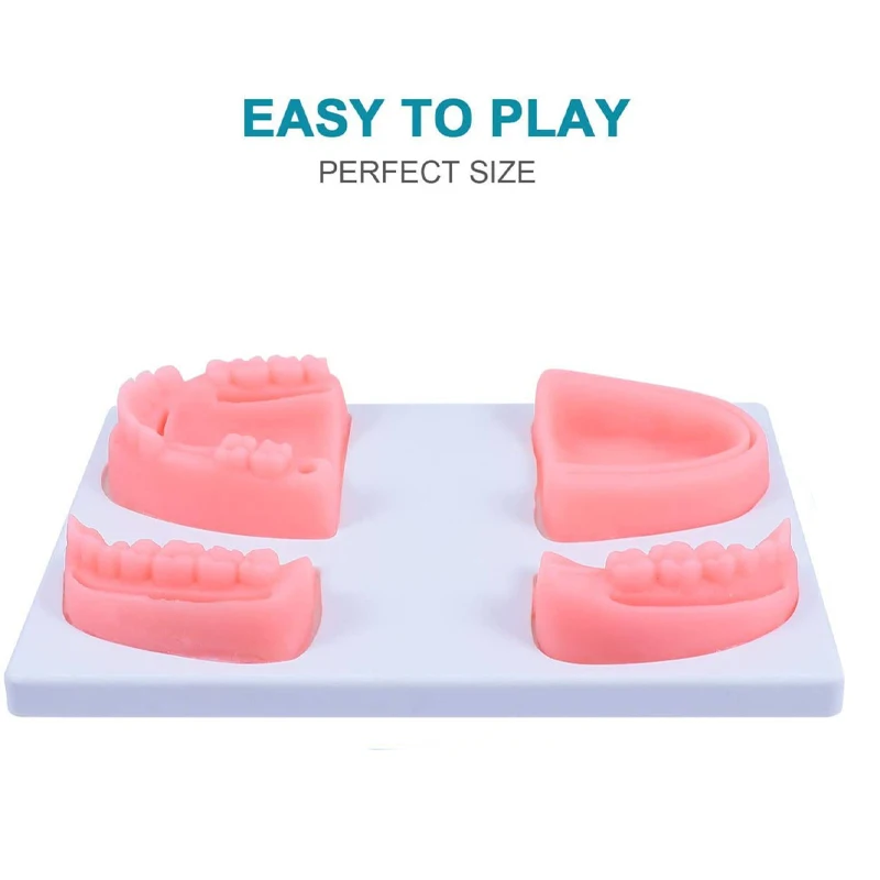 

2Pcs Medical Skin Suture Surgical Training Kit Pad Dental Oral/Gum Suture Training Module Silicone Periodontitis Suture Model
