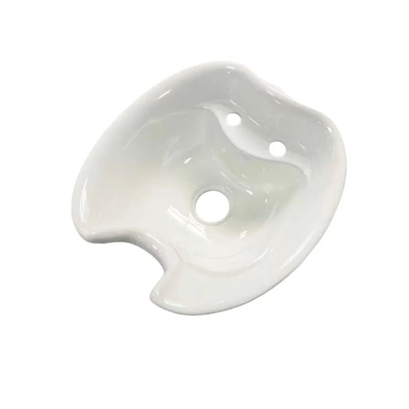 Shampoo Bowl Station White Ceramic Hair Salon Wash Basin Equipment Shampoo Bowl Wholesale