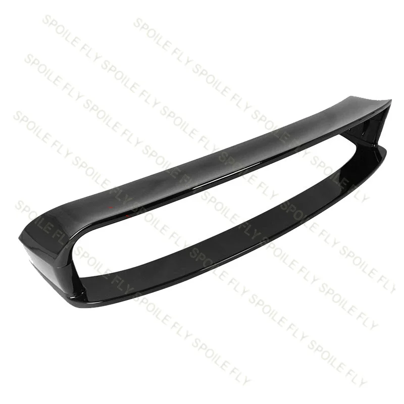For BMW 5 Series E60 518i 520i 525i 530i 535i 550i 520d 525d 530d 2004 To 2009 4/Pcs GT Style Rear Big Spoiler Wing Glossy Black view 5