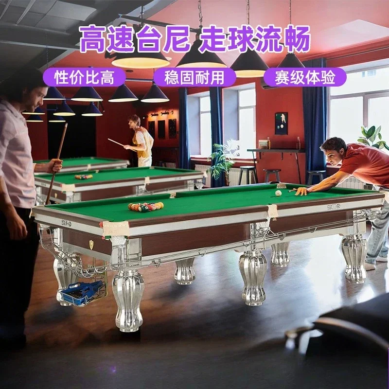 TAO Zhongba Standard Billiards Table Steel Warehouse Commercial Billiards Case Black Eight Household Indoor Ball Hall