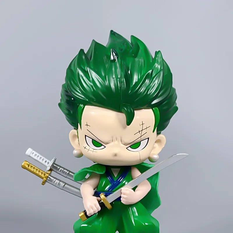 สไตล์ใหม่ One Piece Creative อุปกรณ์ต่อพ่วงการ์ตูน GK รุ่น Q รุ่น Solon Handmade น่ารักเดสก์ท็อปอะนิเมะอุปกรณ์ตกแต่ง
