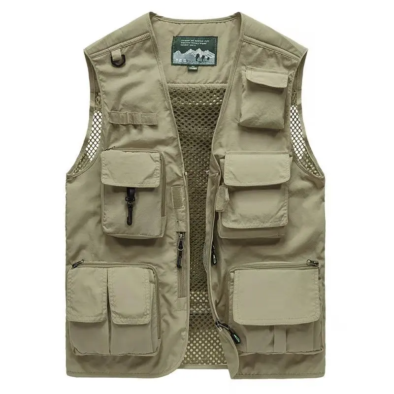 

2024 Men's Multifunctional Vest Outdoor Multi-Pocket Photography Fishing Vest