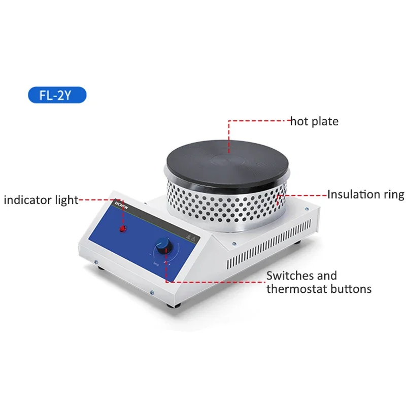 Digital Display Temperature Control Electric Furnace Laboratory Adjustable Temperature Industrial Electric Plate Heating Plate