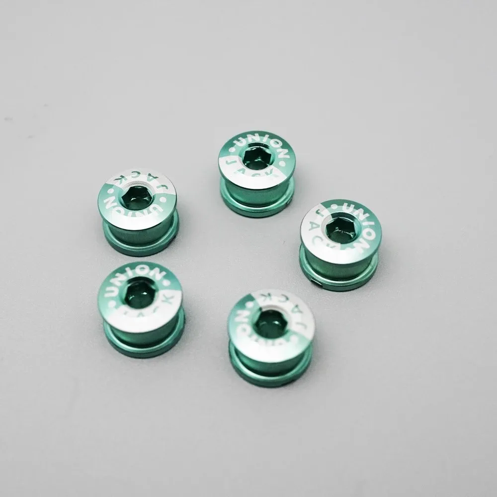 Unionjack chainring nut 7075 aluminum alloy chainwheel nail road bike BMX