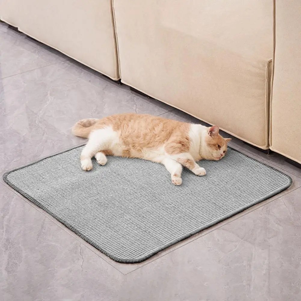 

High-quality Sisal Cat Mat Durable Sisal Cat Scratching Mat Set for Indoor Cats Self-adhesive Wall Floor for Walls for Walls