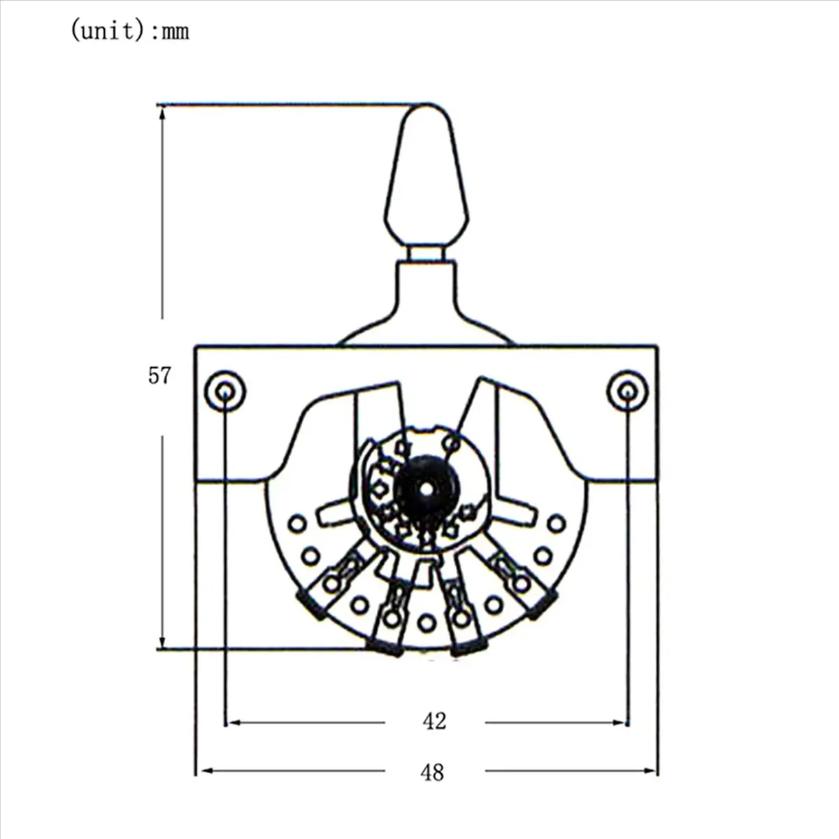 【black-huodong】5x-guitar-metal-5-way-lever-switch-selector-for-st-fd-electric-guitar-parts-replacement