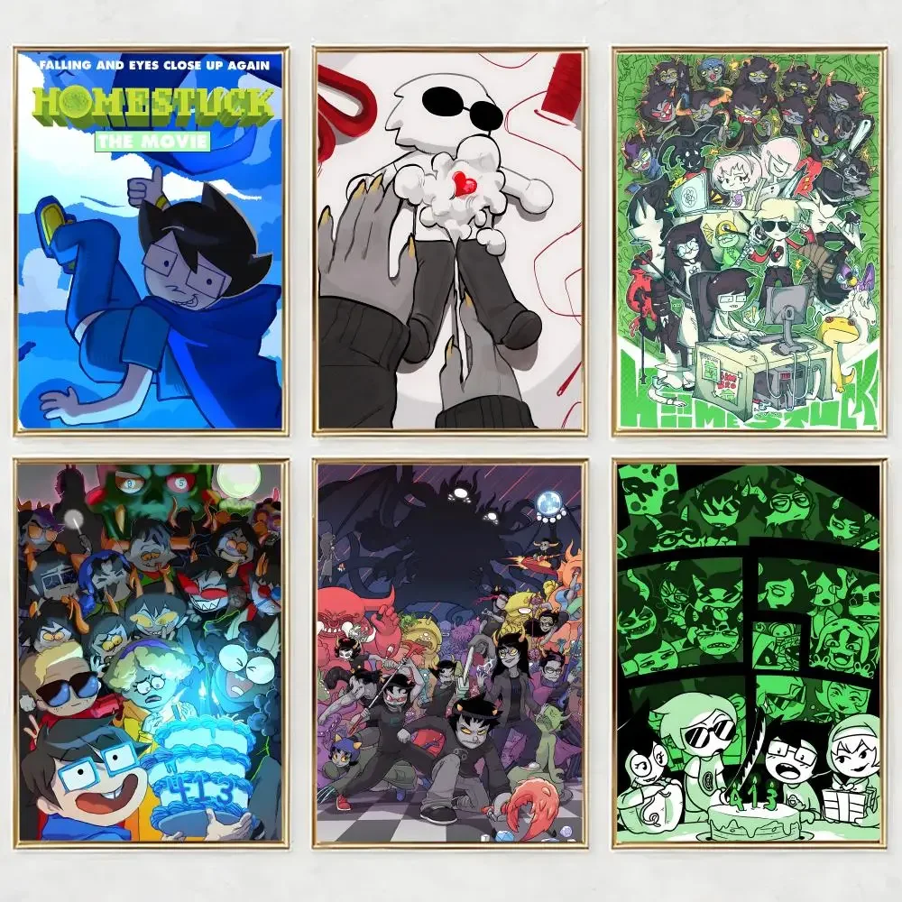 Popular Homestuck Poster HD Waterproof Self-Adhesive Wall Art – Multi-Scene Use, Top Gift Pick