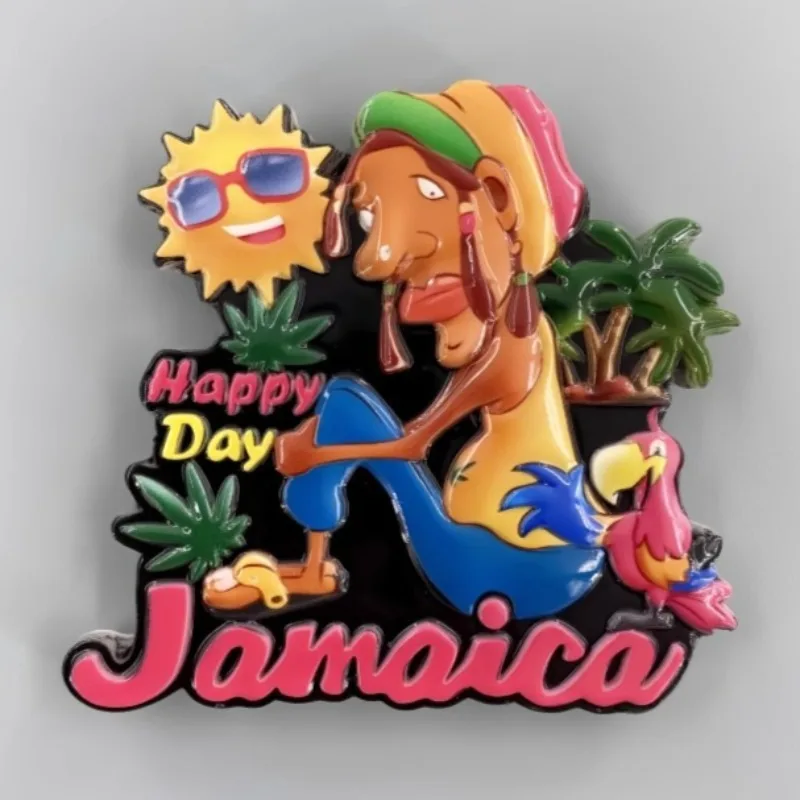 Jamaica Fridge Stickers North America Travel Souvenirs Sea Turtle Dunns River Falls Fridge Magnets Home Decor Wedding Gifts