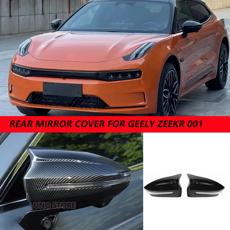

Car Exterior Styling Side Door Rear View Mirror Cover Sticker Protection body kit For Geely ZEEKR 001 2021 2022 2023 2024
