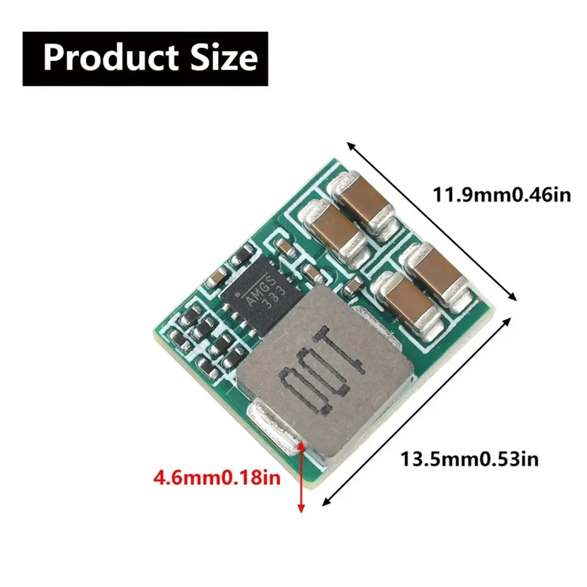 ABNH Voltage Regulator Module 5V/12V Output for RC FPV Racing Drone, MINI 2-8S BEC