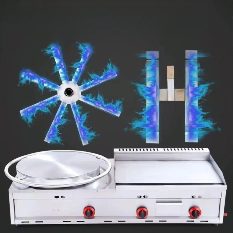 

About Industrial quality gas grill with desktop rotary pancake maker