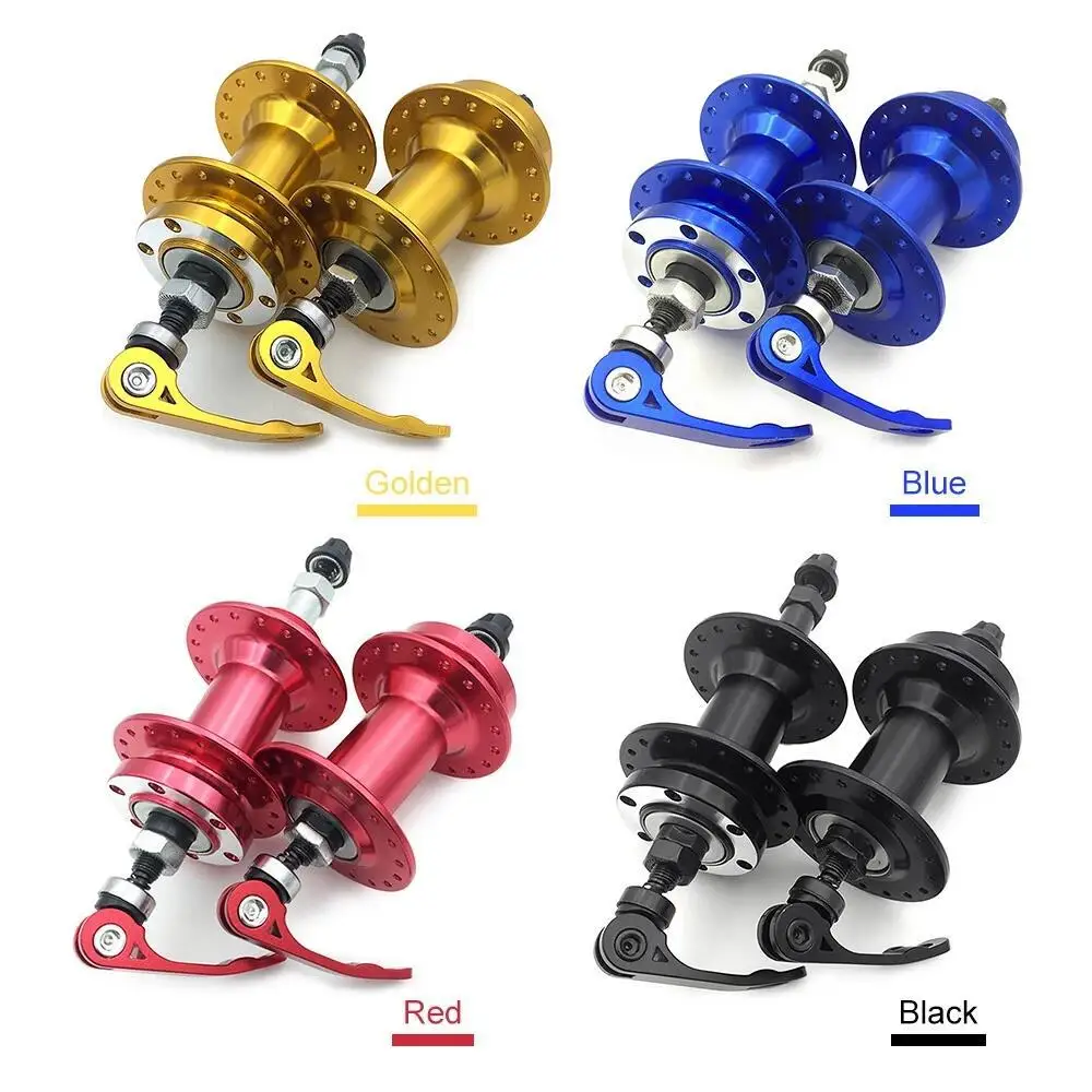 

36H Aluminium Alloy MTB Mountain Road Bike Hubs Set Disc Bearing Front Rear Hub with Quick Release Lever Skewers