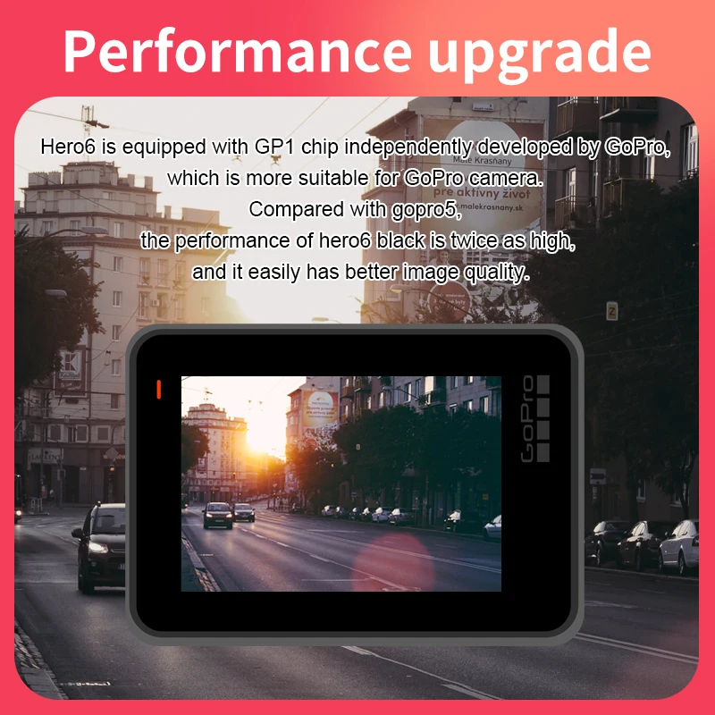 GoPro HERO6 Black Action camera 4K 60fps 12MP HD motorcycle video