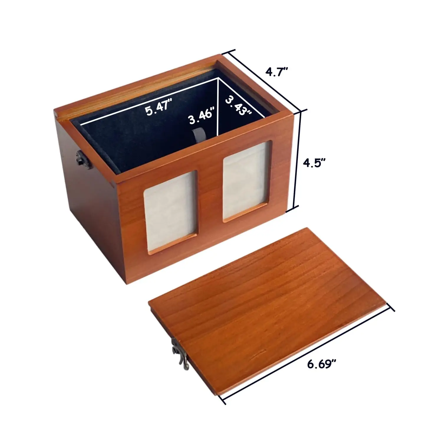 Pet Urns Dog Cat Urns Cremation With Photo Frame Memory Box With Memorial Card Wooden Box for Ashes