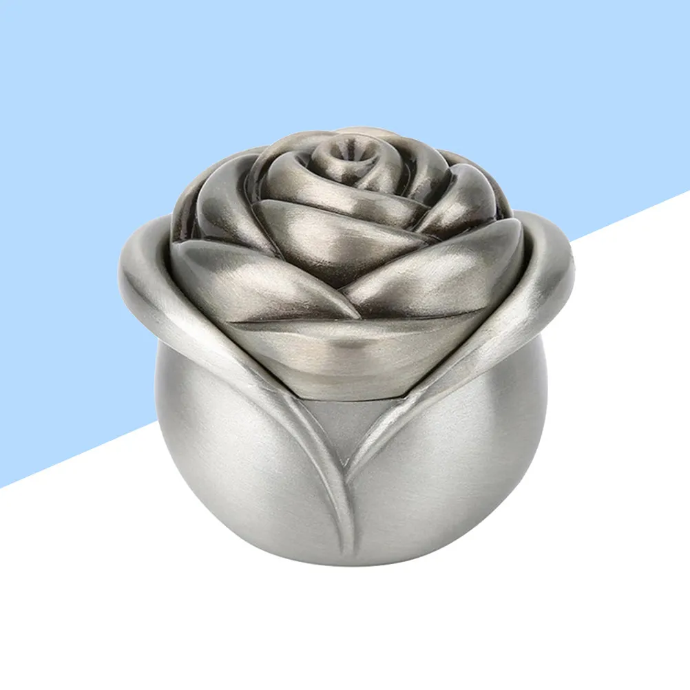 

Zinc Alloy Jewelry Box Flower Carved Metal Storage Case For Ring Bracelet Earrings Vintage Organizer Gift Box Trinket Container
