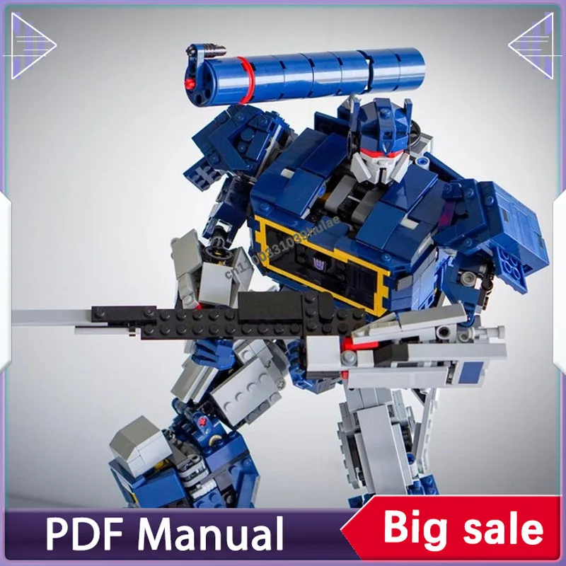 مجموعة مكعبات بناء BBM 2018 ساوند ويف، تماثيل دروع ميكانيكية، إكسسوارات للديكور، قطع بناء للكبار، هدية عيد الميلاد