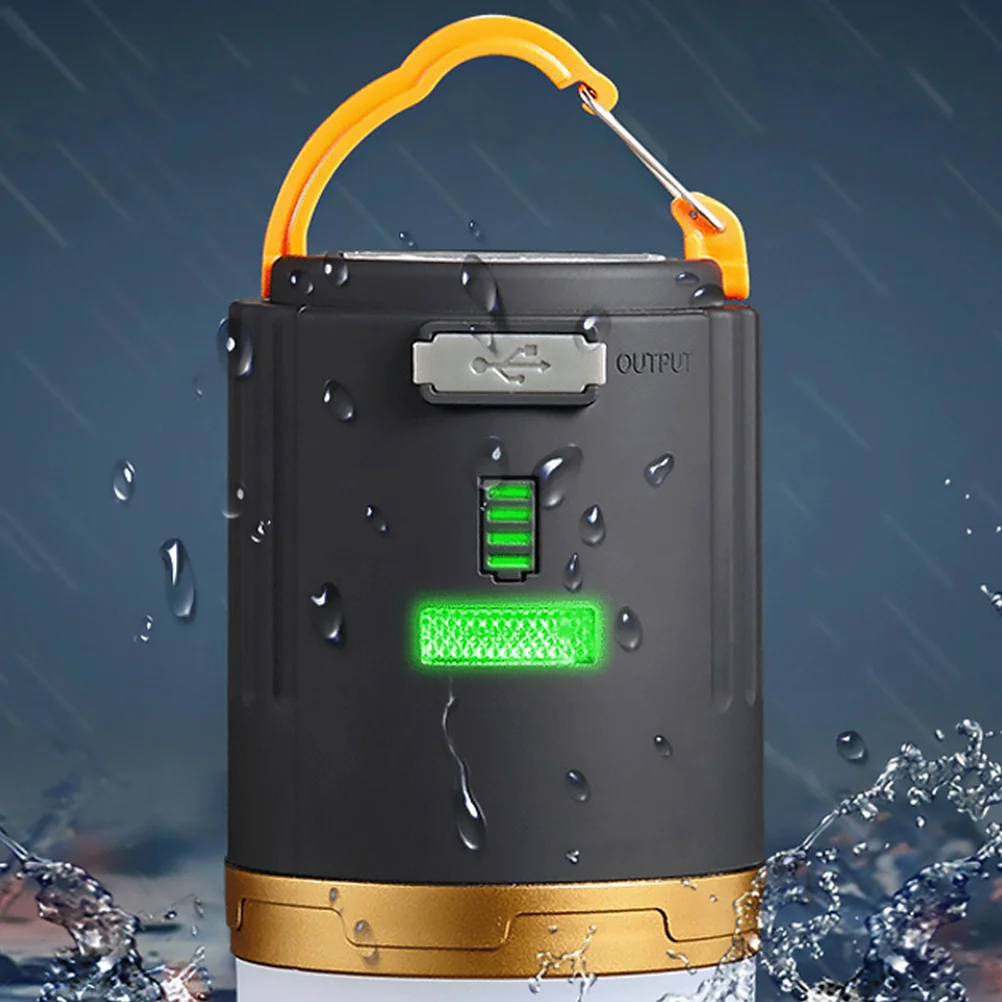 1 セット LED キャンプテントライト多機能防水充電式強力な明るさ懐中電灯携帯電話磁気