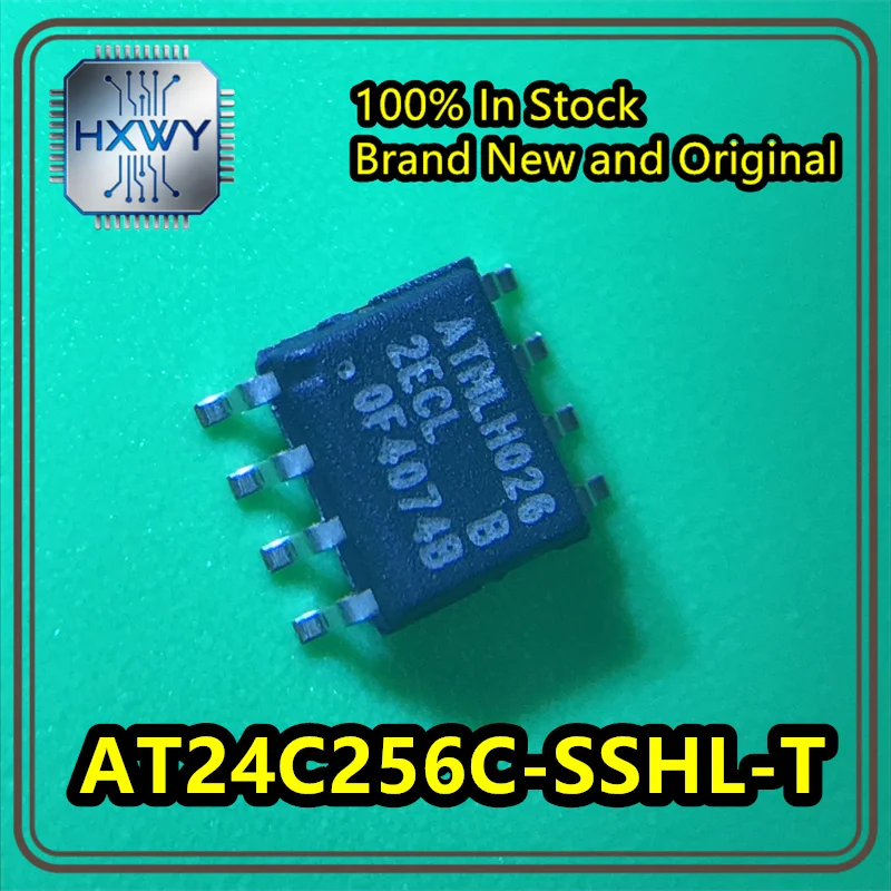 (20/100 pieces) Original Authentic Surface Mount AT24C256C AT24C256C-SSHL-T 2ECL SOP8 In Stock Electronic Device IC