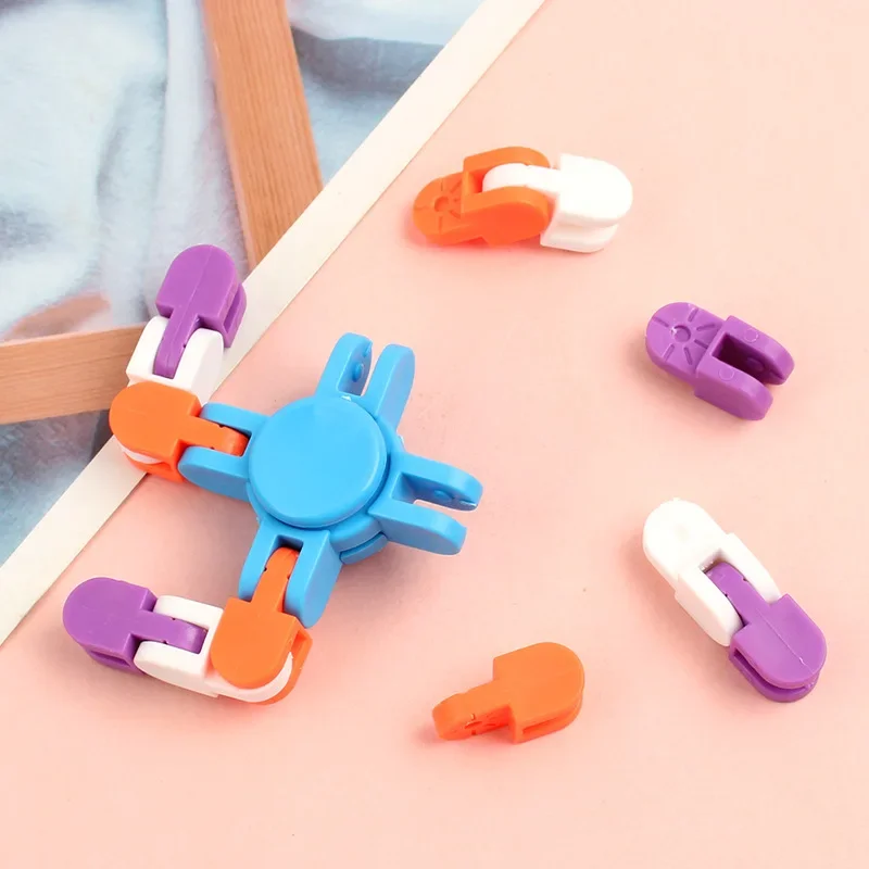 Chaîne Fidget jouets enfants Antistress Fidget Spinner adultes Vent soulagement du Stress main Spinner jouets enfants décompression chaîne cadeaux