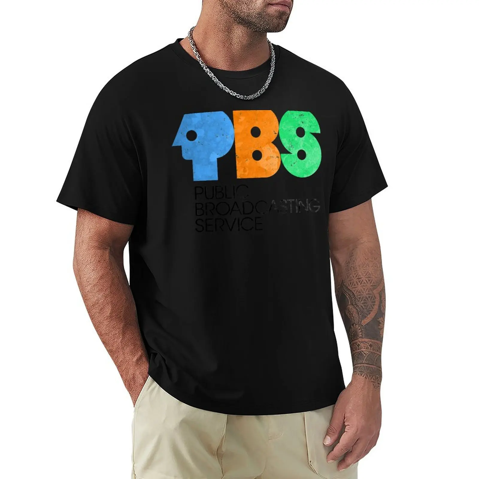 

PBS T-Shirt anime funny meme t-shirts tshirts for men