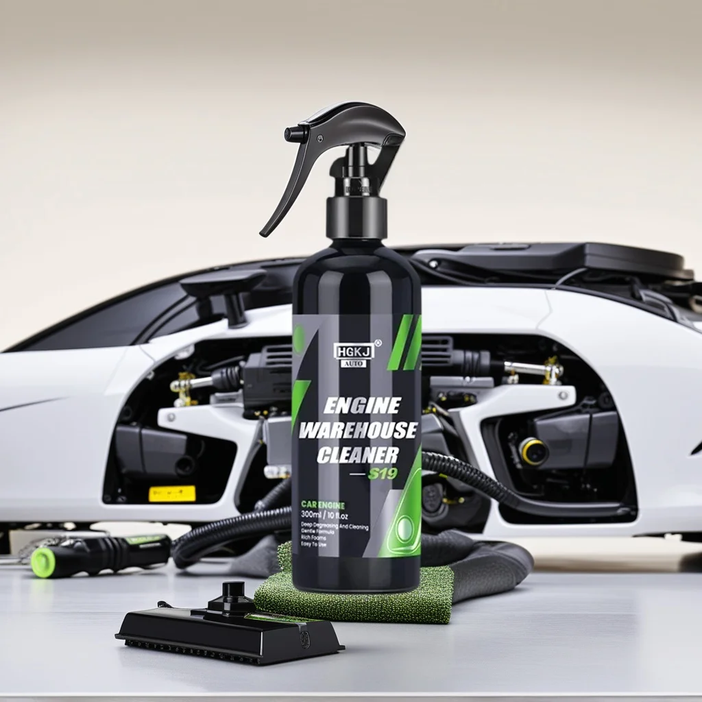 

Engine Bay Cleaner - Heavy Duty Degreaser for Oil & Dust Decontamination with Shine Protection