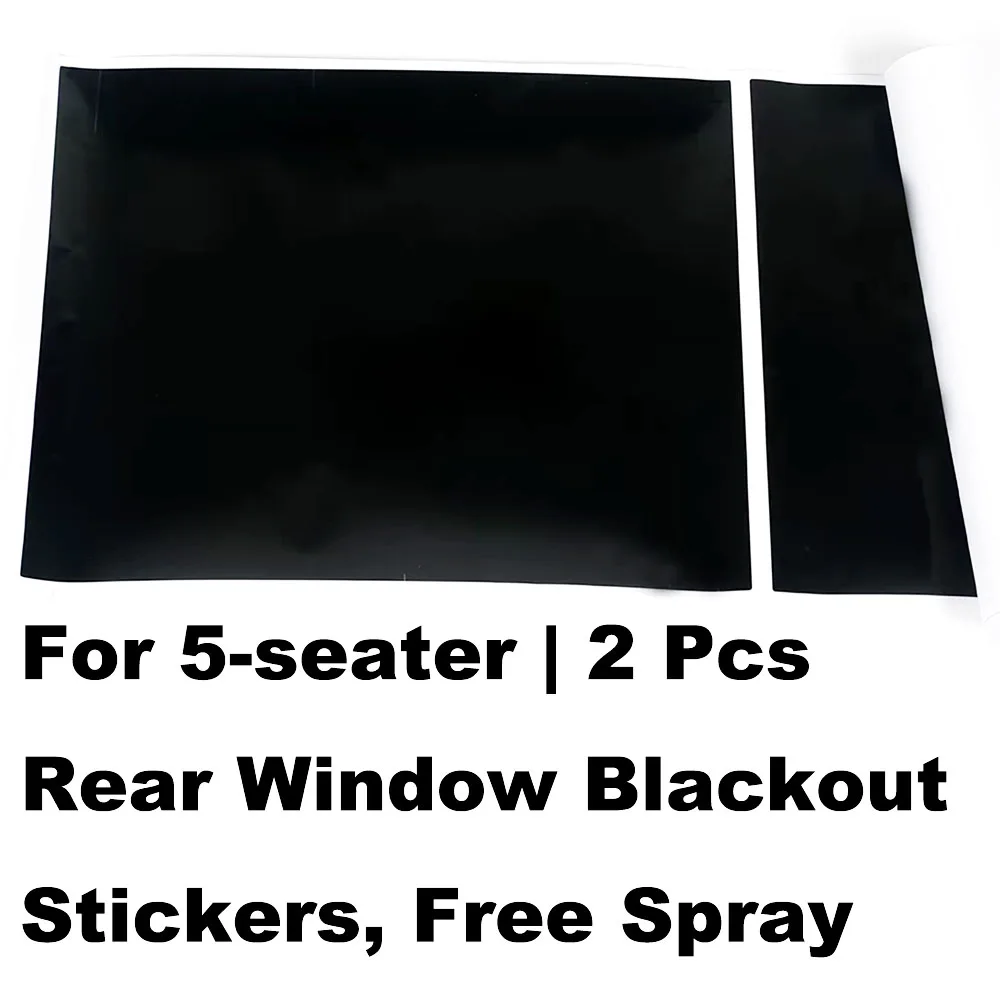 Glossy Black Car Rear Window Blackout Sticker For GWM Haval H10 5-Seater C-pillar Auto Exterior Modification Decal