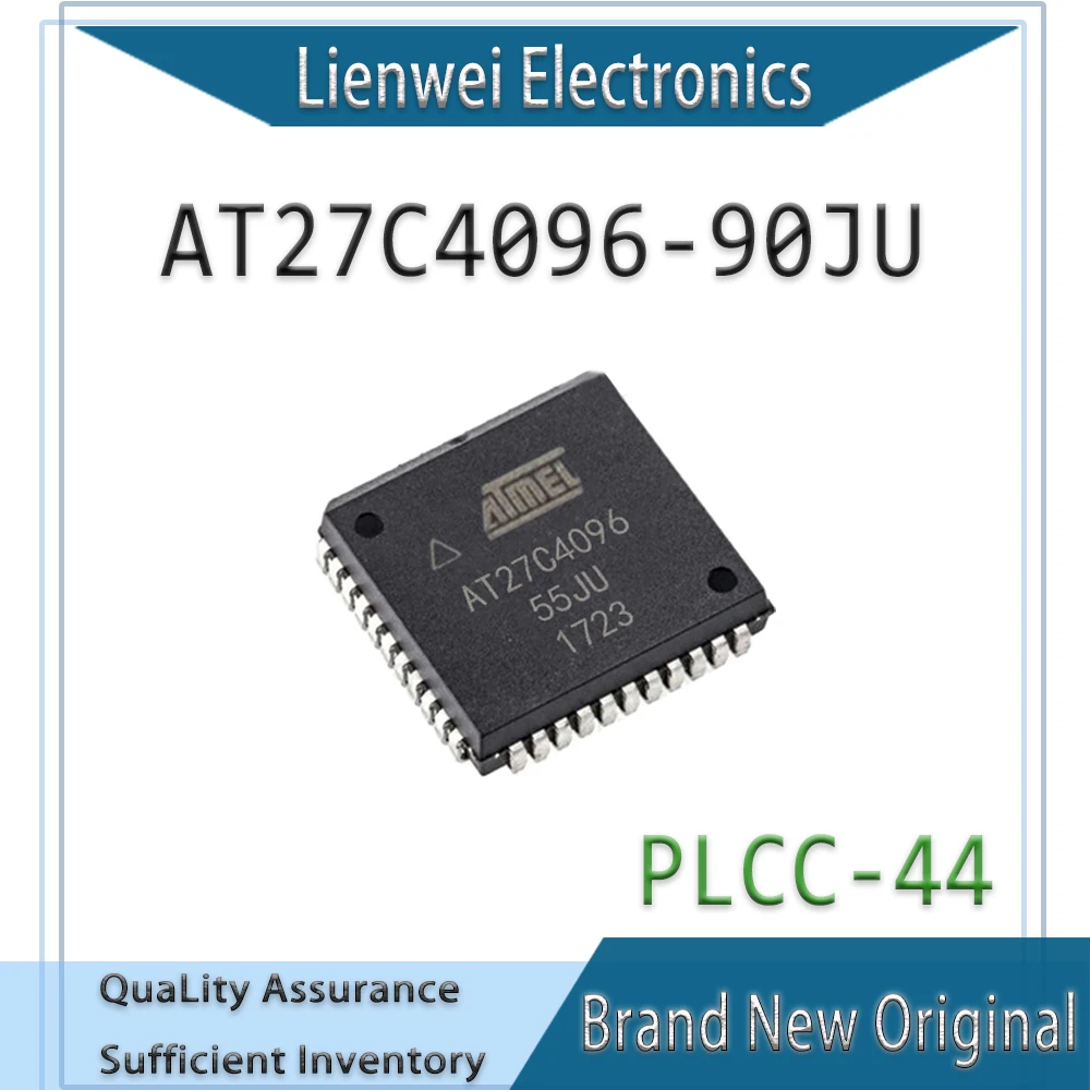 

100% New Original AT27C4096 AT27C4096-90JU IC Chipset PLCC-44