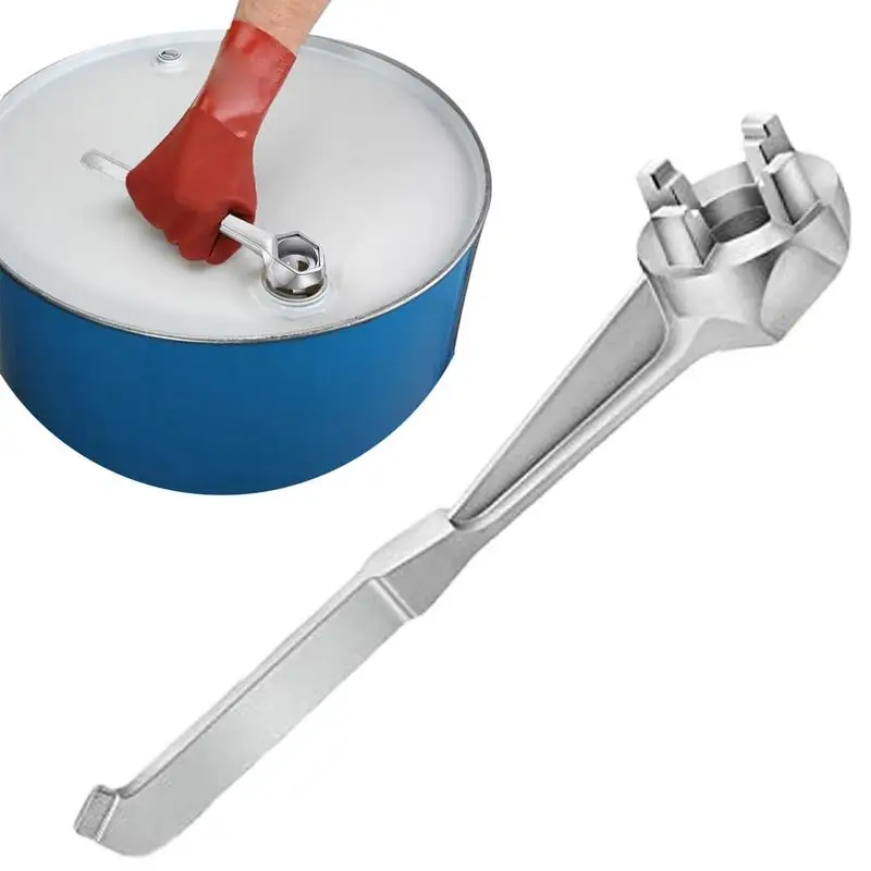 

Гаечный ключ для открытия крышки масляного барабана, гаечный ключ для открытия крышки барабана 10 15 20 30 50 55 галлонов, подходит для барабана