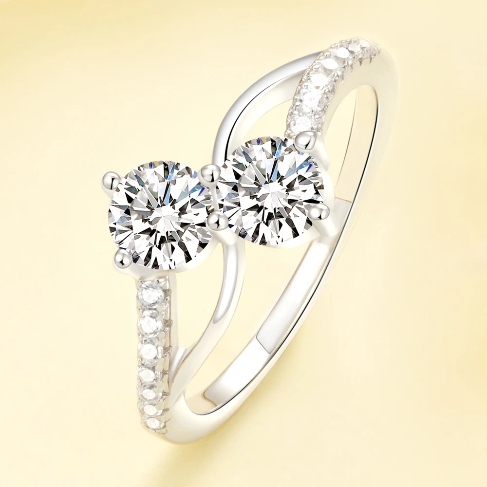 

925 Sterling Silver Vintage Jewelry Sideway Cross Ring Aaaaa Cubic Zirconia Rings