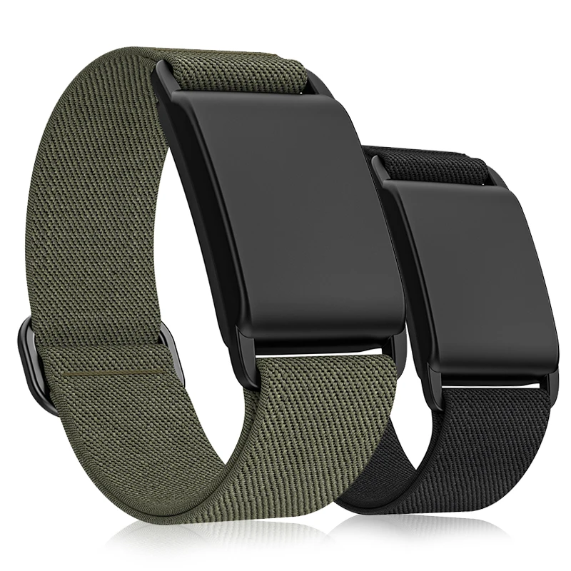 

Нейлоновый спортивный ремешок, совместимый с Whoop Band 4,0, чехол-бампер, дышащий нейлоновый регулируемый водонепроницаемый сменный браслет, ремни