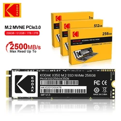 코닥 노트북 데스크탑용 솔리드 스테이트 드라이브, 오리지널 M.2 SSD NVME PCIe3.0 x 4 2280 Gen3, 256GB, 512GB, 1TB, 2TB, 고속 2500 MB/s