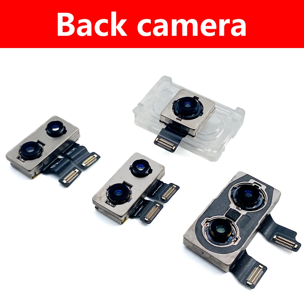 NEW Tested Back Big Main Camera Module And Front Small Camera Module Flex Cable For iPhone 7 8 Plus X XR XS Max