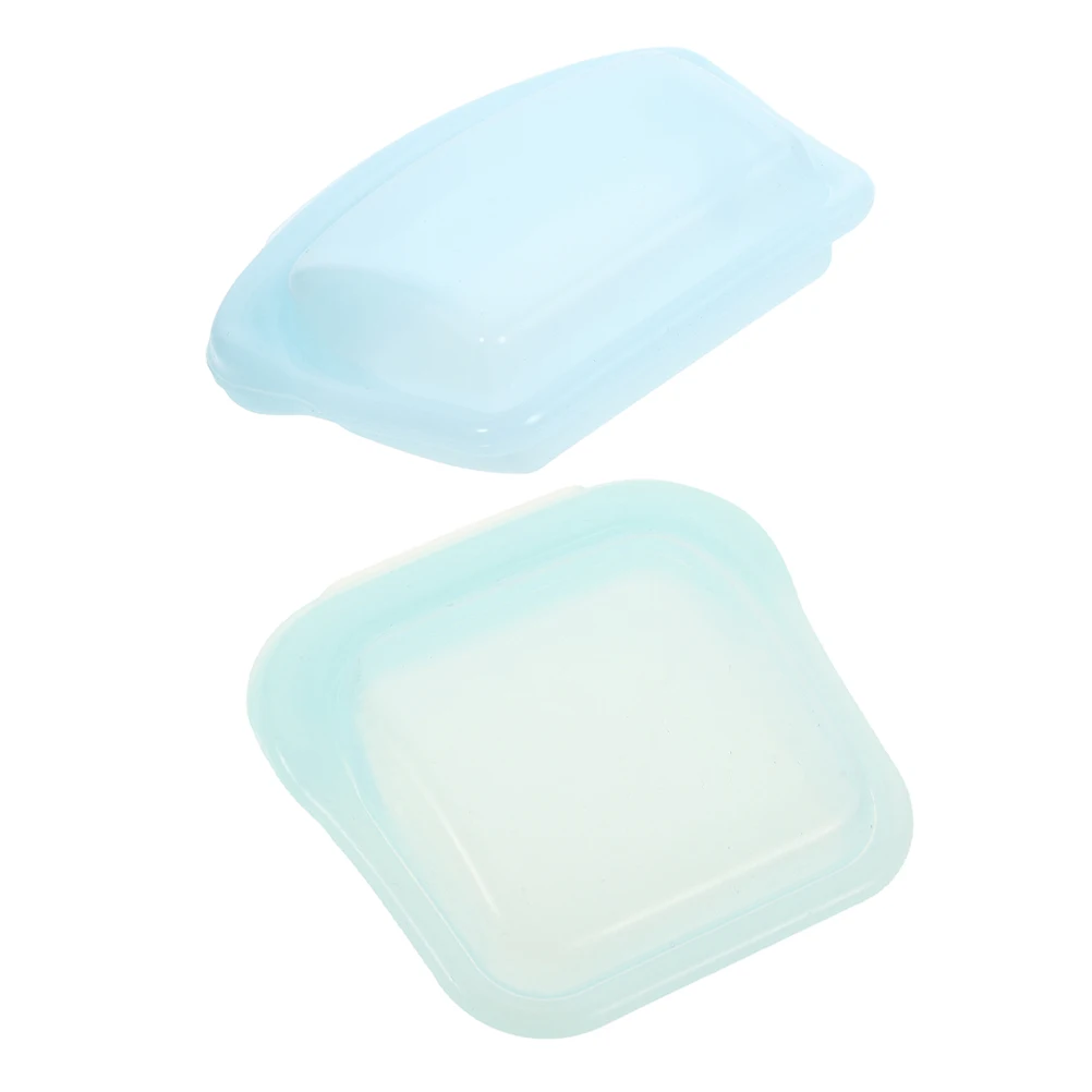 

2 Pcs Pill Bag Pouch Bags Zippered Sealed Case Silica Gel Mini Clear Organizer for Medicine Travel