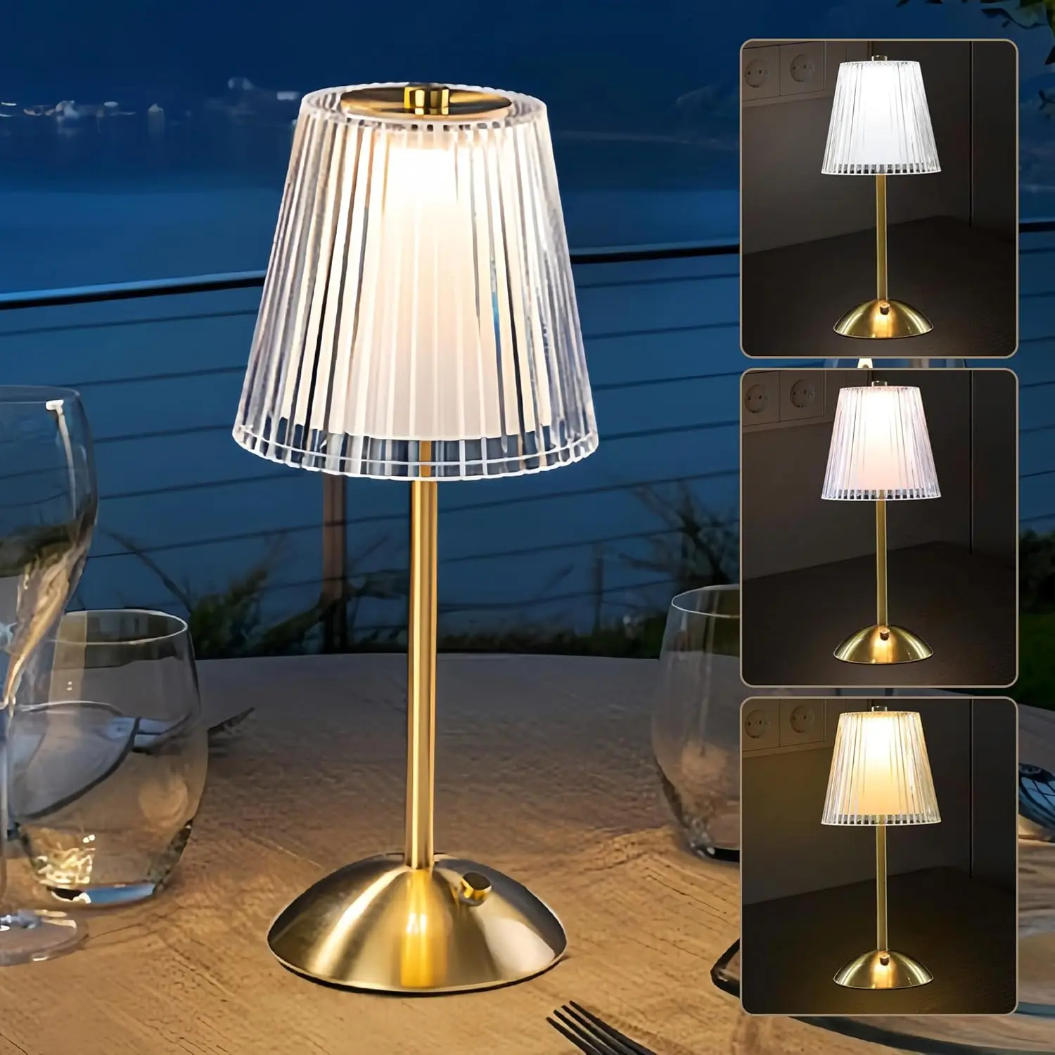 Table Lamp, 3 Color…