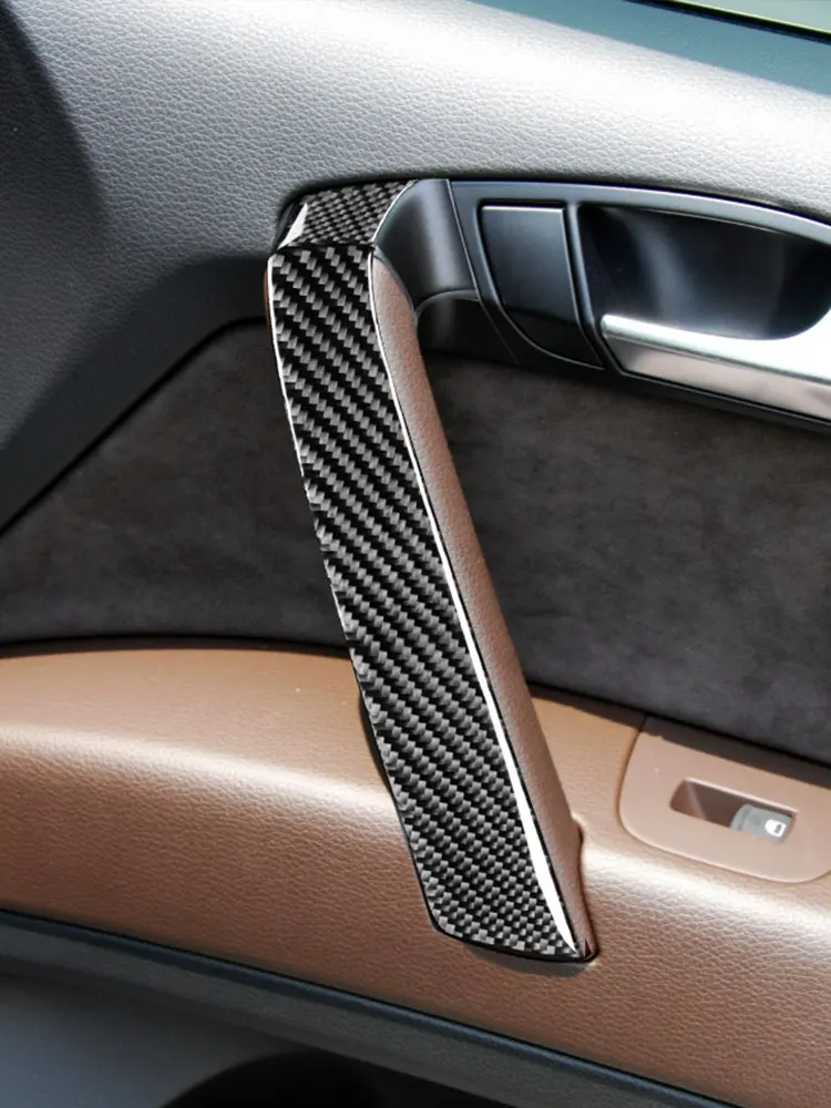 Car Door Handle Panel Decorative Sticker Interior Modification Accessories Frame Trim For Audi Q7 2007 2008 2009 2010-2015