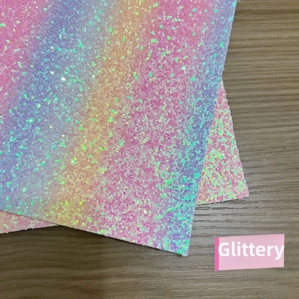 5/10Pcs Fuse Beads Rainbow Glitter Baking Cloth Non Stick DIY Heat Resistant Ironing Sheets Heatproof Shining Heat Press Paper