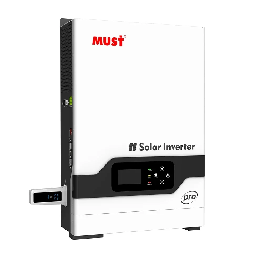 MUST 5KW High Frequency solar inverter  5kva  hybrid power system 450V mppt On/Off Hybrid  grid inverter solar energy products