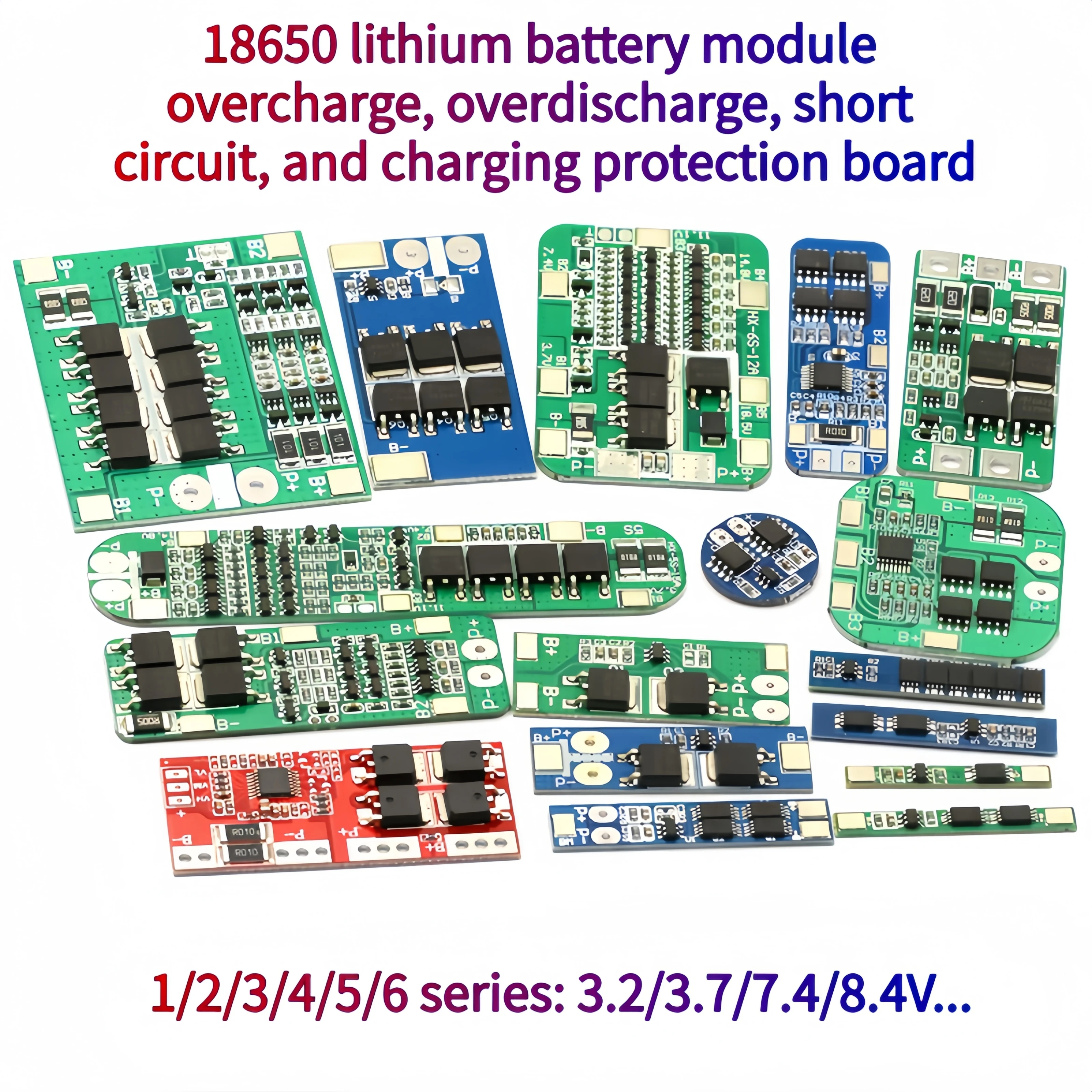 1S 2S 3S 4S 5S 6S 3A 12A 20A 30A Li-ion Lithium Battery 18650 Charger PCB BMS Protection Board For Drill Motor Lipo Cell Module