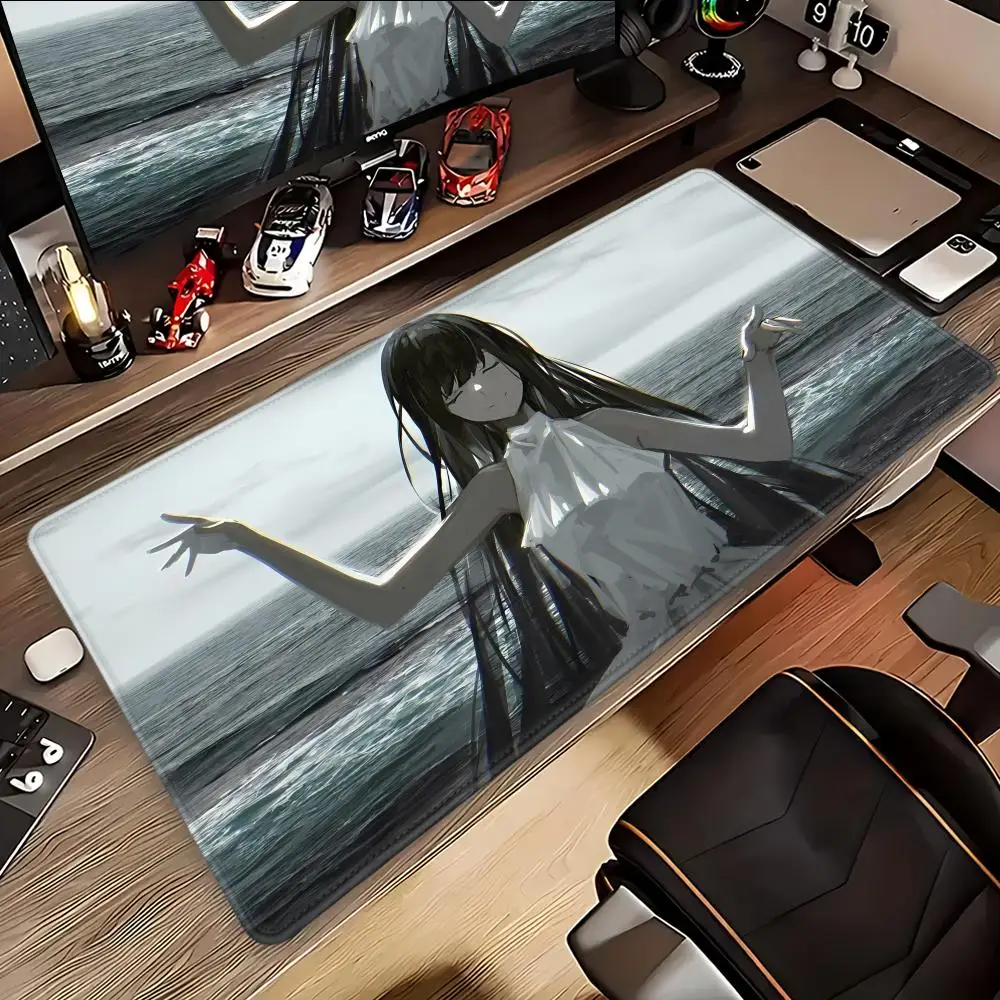 

China's hot-selling mouse pad Gray-toned illustrations Beautiful XXL Game Exclusive MousePads PC Computer pad Non-slip Decor