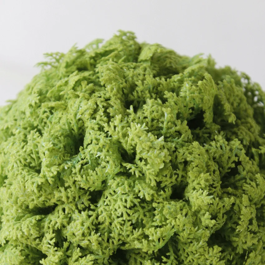 1 PCS Artificial Plastic Green Moss Covered Foam Ball Plant Home Decor Garden Decoration Gift F1116