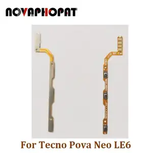 Bilashmart Novaphopat Tecno Pova Neo LE6 Power On Off Volume Up Down Ribbon Power Button Flex Cable