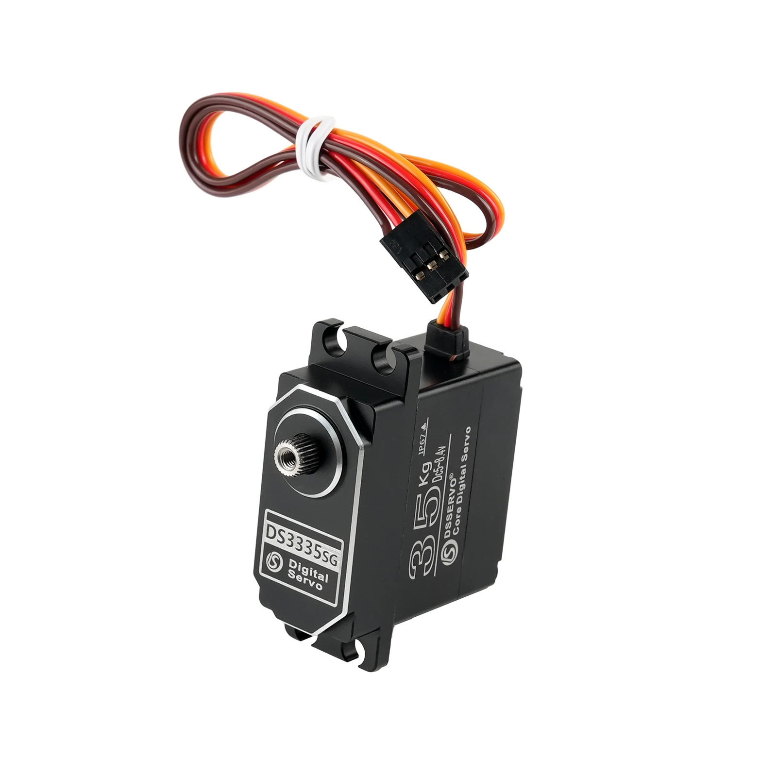 DS3335 6V 35kg RC Digital Servo Waterproof IP67 Metal Gear 180° or 270° All-Metal Servo Motor for RC Car Robot DIY Project