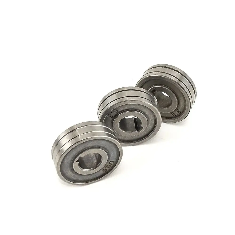Imagem -03 - Roda de Fio para Aço Alumínio Flux Cord Mig Mag Soldagem Feed Roller Knurl v u k Groove Máquina de Solda de Fio 0.6 mm 0.8 mm 1.0 mm