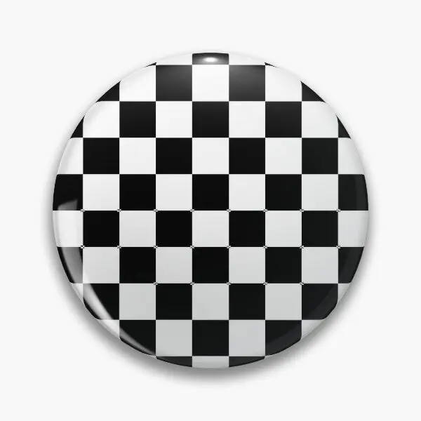 Salty Dog2 Two Tone Ska Checkerboard  Soft Button Pin Gift Lapel Pin Decor Cartoon Women Badge Clothes Funny Hat Collar Brooch