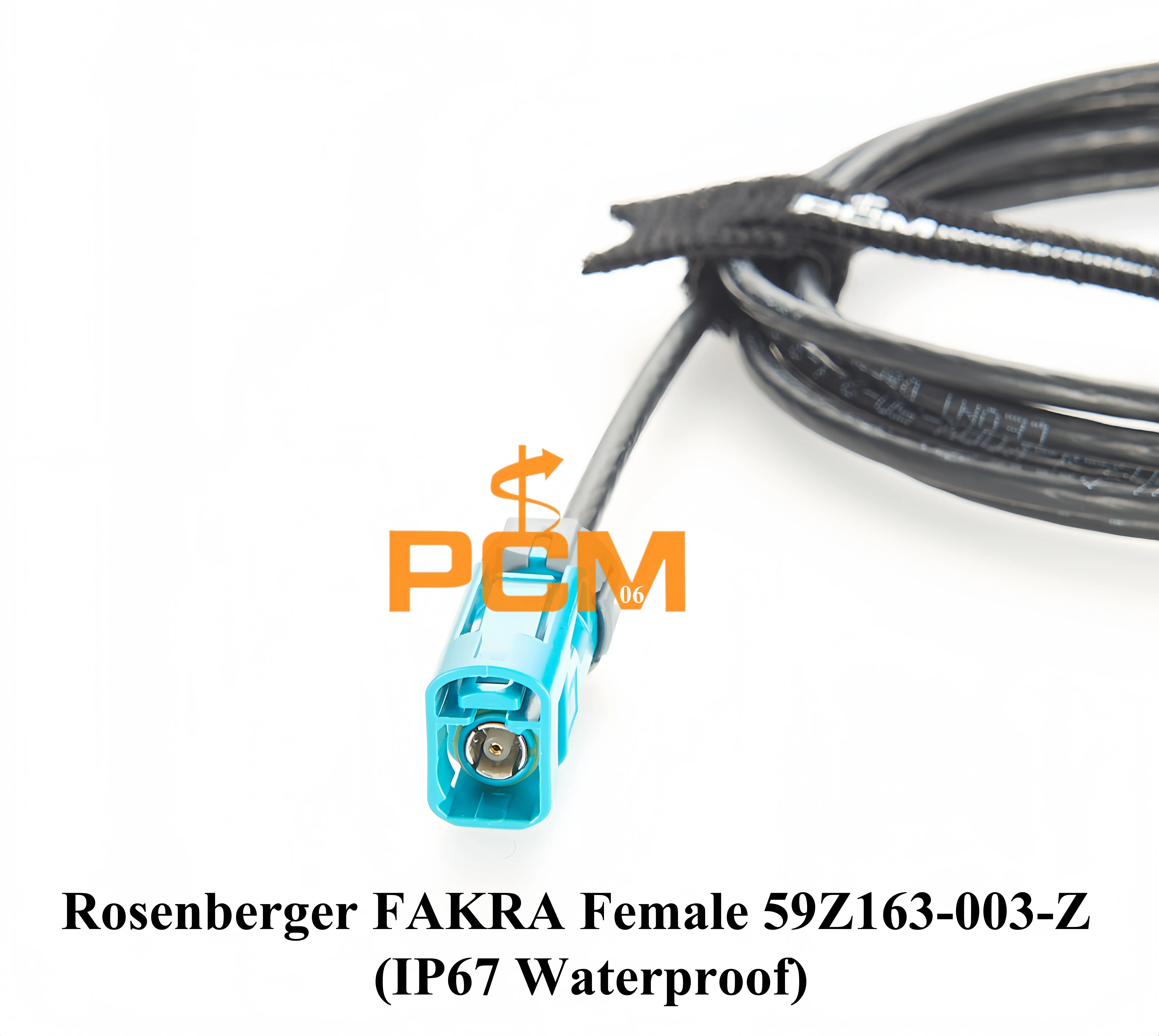 IP67 Wasserdichtes Rosenberger Fakra Stecker-zu-Buchse RF-Koaxial-Verlängerungskabel 59Z176-C01-Z zu 59Z163-003-Z Fahrzeug-GPS-Antenne – Detail 3