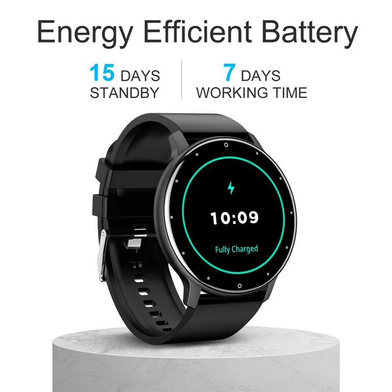 LIGE Smart Watch Men Women Full Touch Screen Bluetooth Call Fitness Tracker IP67 Waterproof Sport Smartwatch For Android IOS