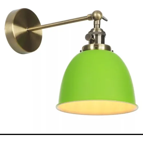 Dylight Retro Metal Green White Inside Dekotarif Wall APLIK956565941