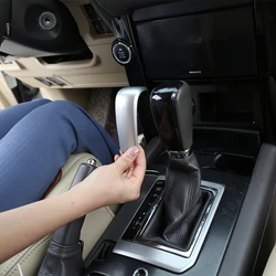 For Toyota Land Cruiser Prado J150 150 2010-2020 Car Gear Shift Head Protection Trims ABS Silver Interior Accessories